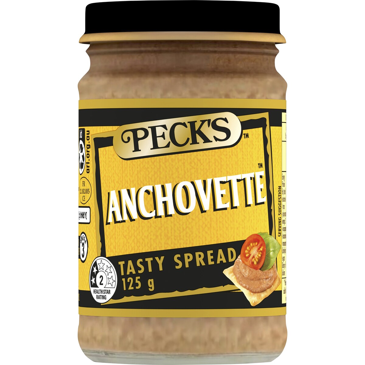 Pecks Anchovette Spread 125g