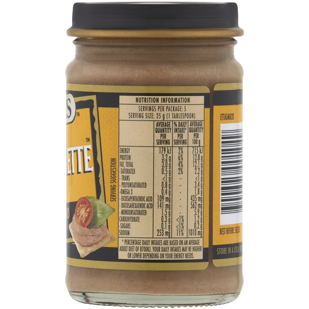 Pecks Anchovette Spread 125g