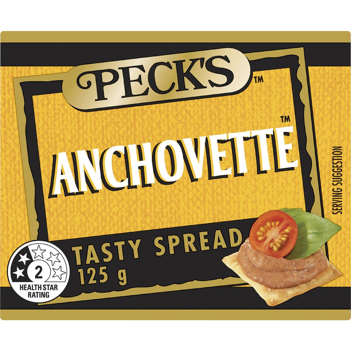 Pecks Anchovette Spread 125g