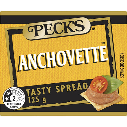 Pecks Anchovette Spread 125g