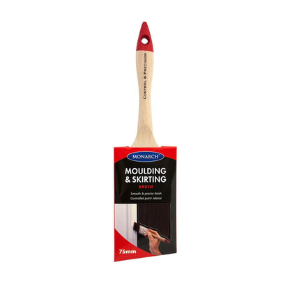Monarch Moulding & Skirting Brush - 75mm - Synthetic - Smooth Finish
