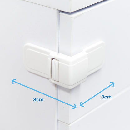 Perma Child Safety Corner Drawer Locks - 4 Pack