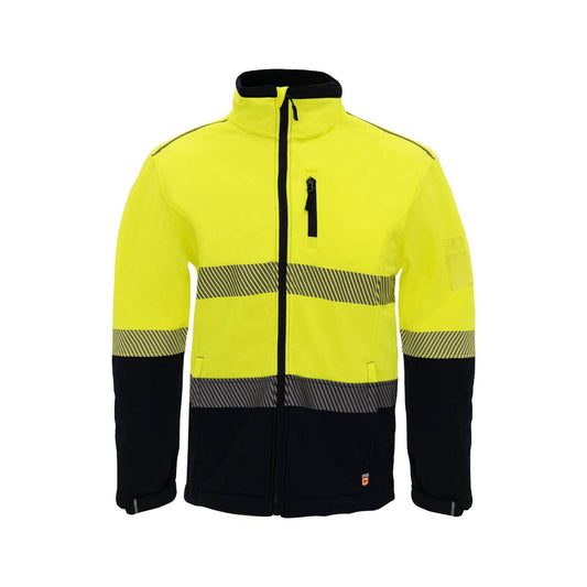 Citeco Yellow Hi Vis Soft Shell Jacket - 2XL