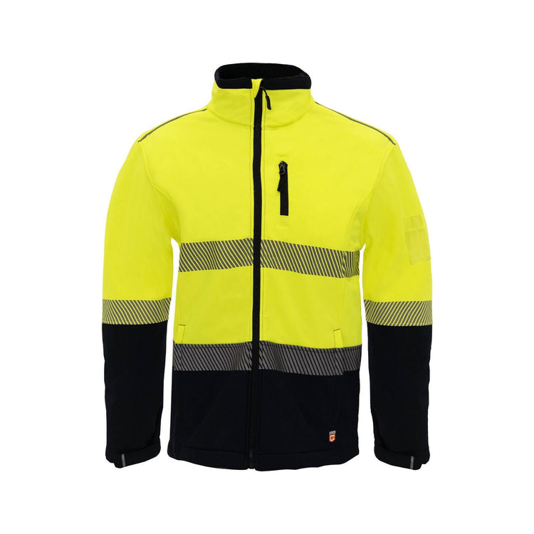 Citeco Yellow Hi Vis Soft Shell Jacket - 2XL