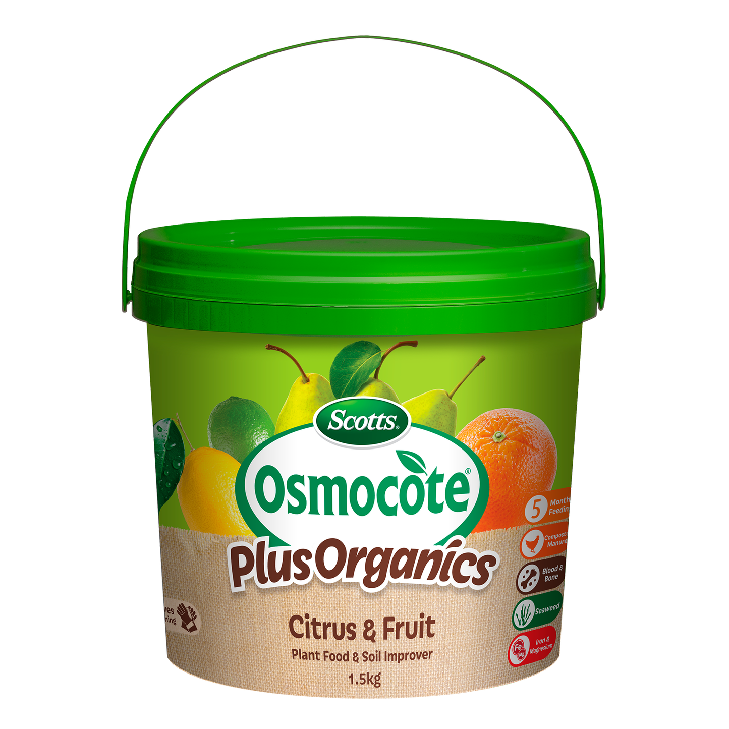 Scotts Osmocote Plus Organics - 1.5kg - Citrus