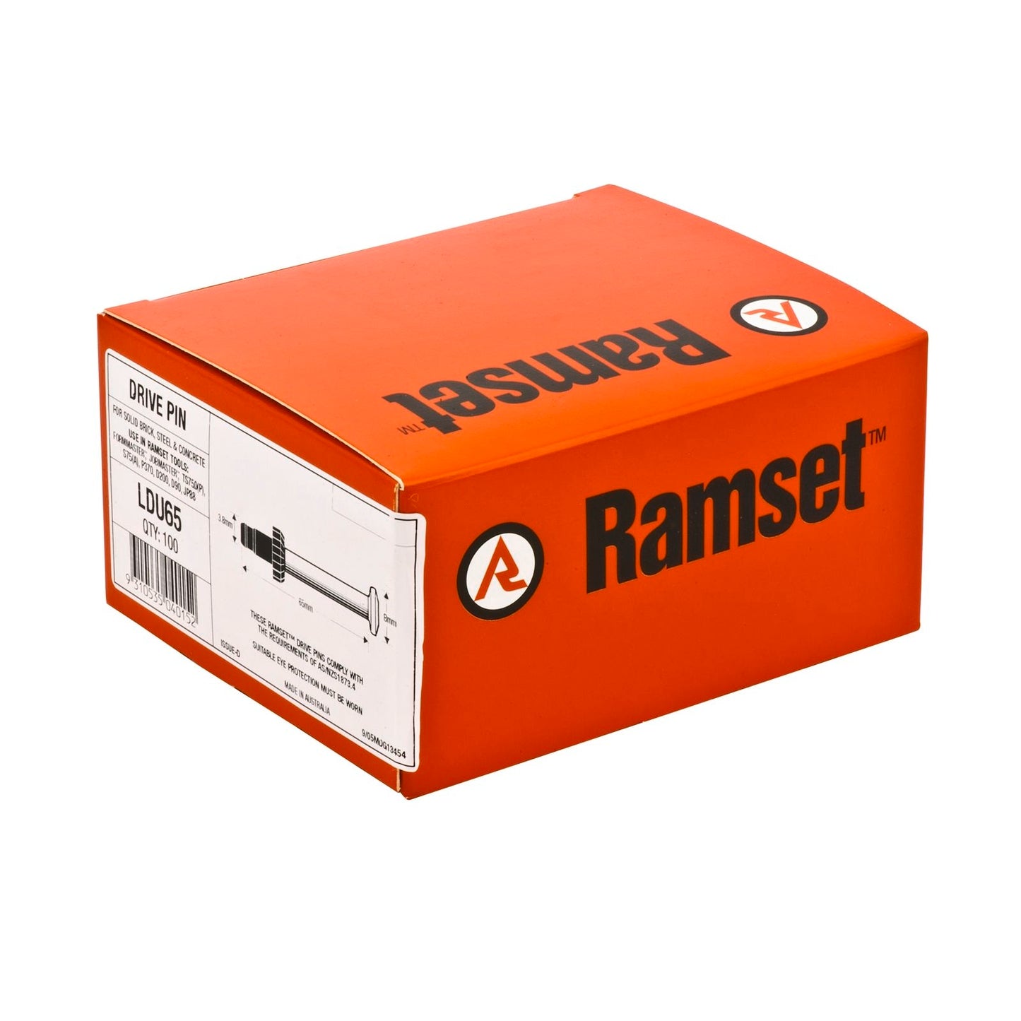 Ramset Nail Gun Drive Pin - 3.7 x 65mm - 100 Pack