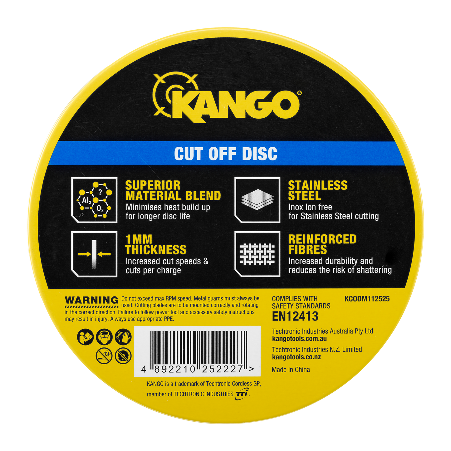 Kango Metal Cut Off Discs - 125mm - 25 Pack