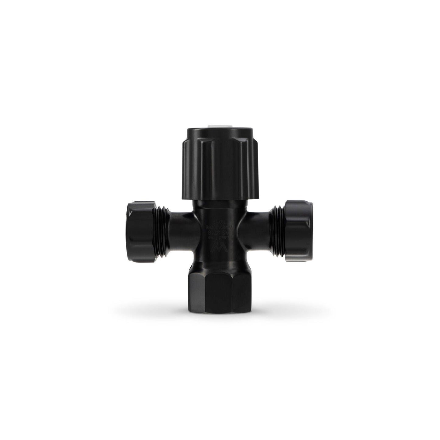 Brasshards 2 Way Cistern Tap - 15 x 15mm - Black Matt