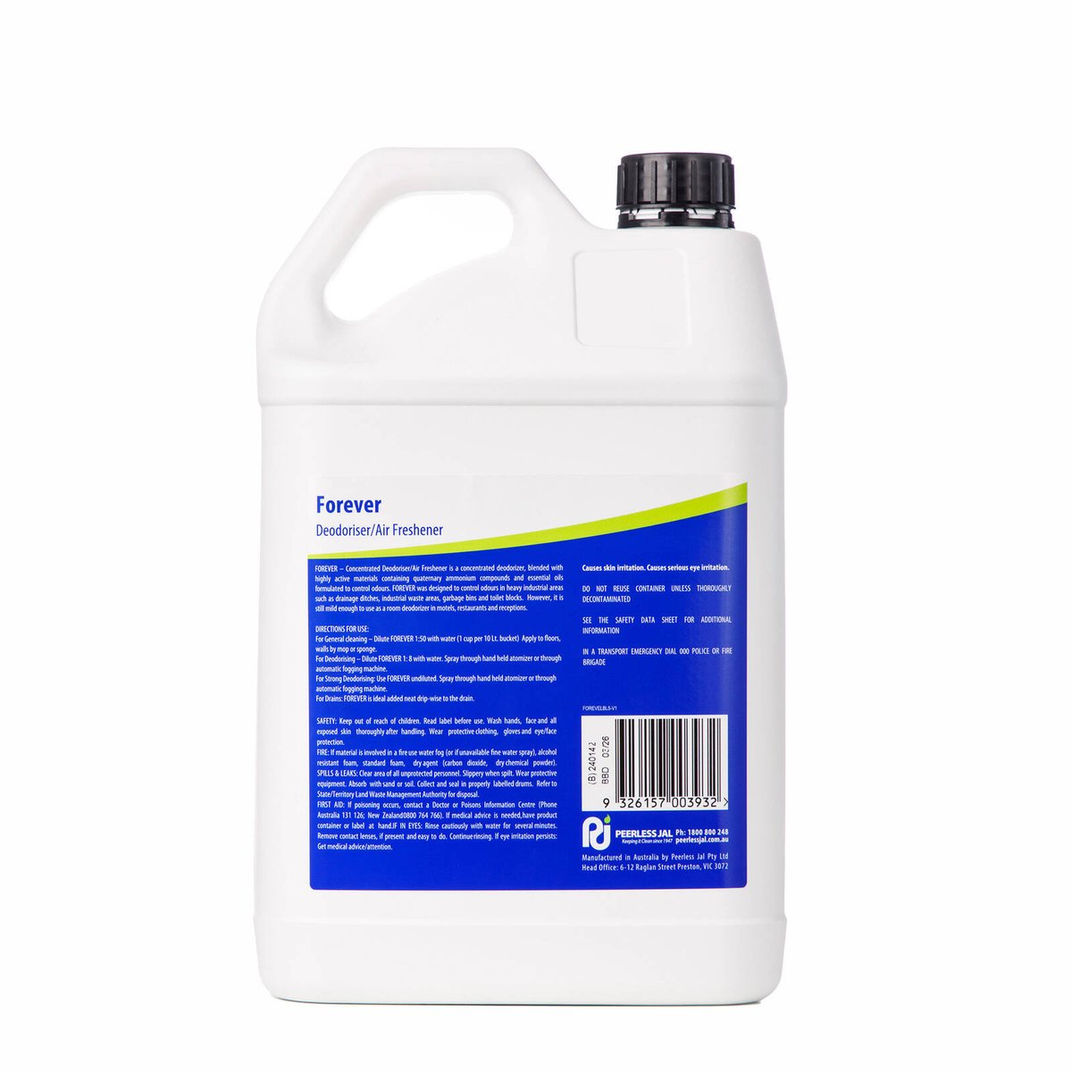 Peerless Jal Deodoriser - 5L - Liquid - Antibacterial Concentrate