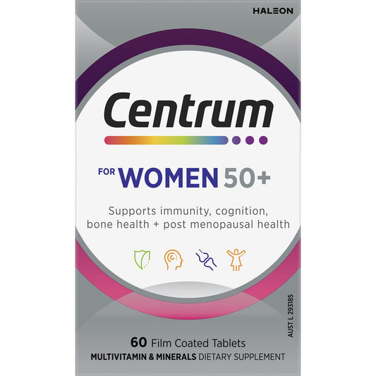 Centrum Women 50+ Daily Multivitamin Supplements 60 pack