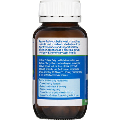 Natures Way Restore Probiotic Daily Health & Prebiotic 90 pack