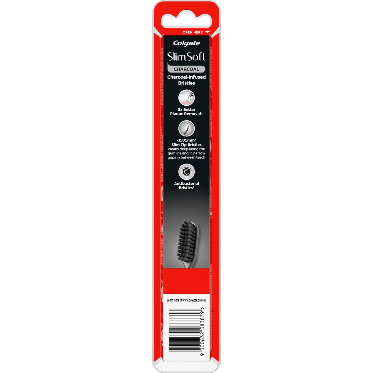 Colgate Toothbrush Slim Soft Charcoal Infused Each