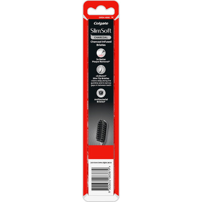 Colgate Toothbrush Slim Soft Charcoal Infused Each