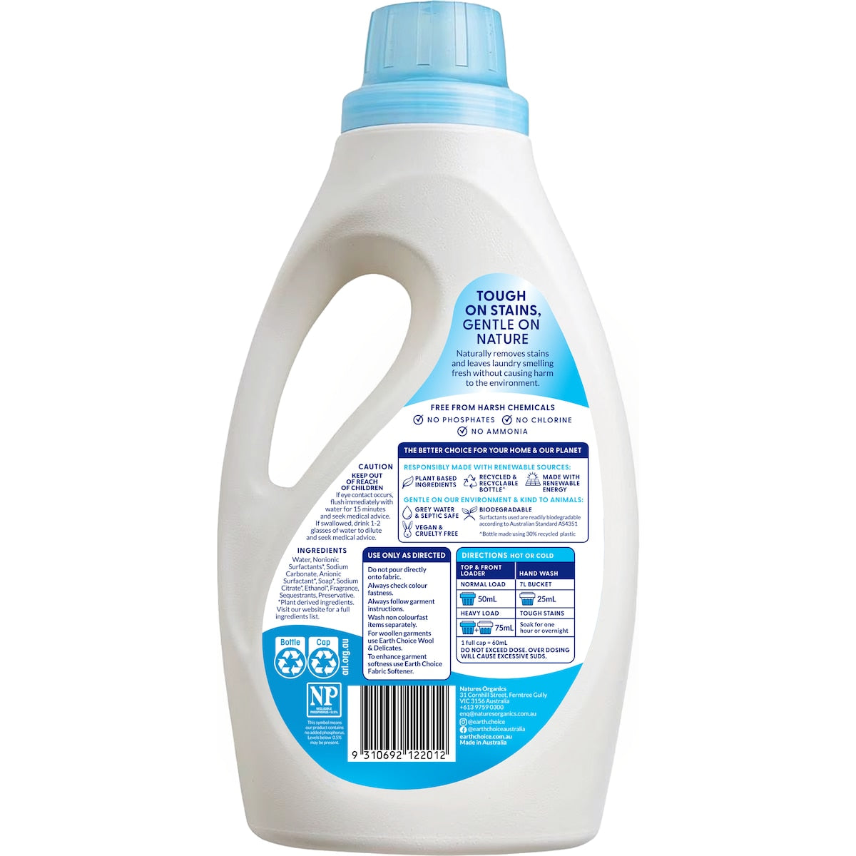 Earth Choice Front Loader Liquid 1L
