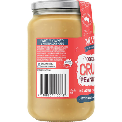 Mayvers Peanut Butter Crunchy 375g