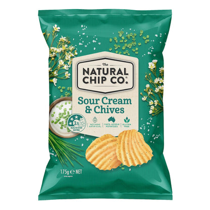 The Natural Chip Co Sour Cream & Garden Chives 175g