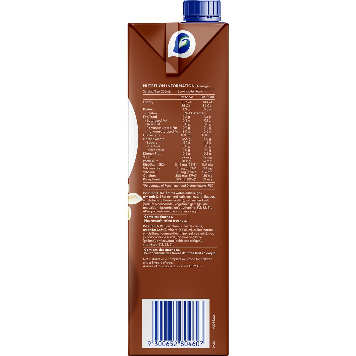 Sanitarium So Good Almond Vanilla Milk 1l