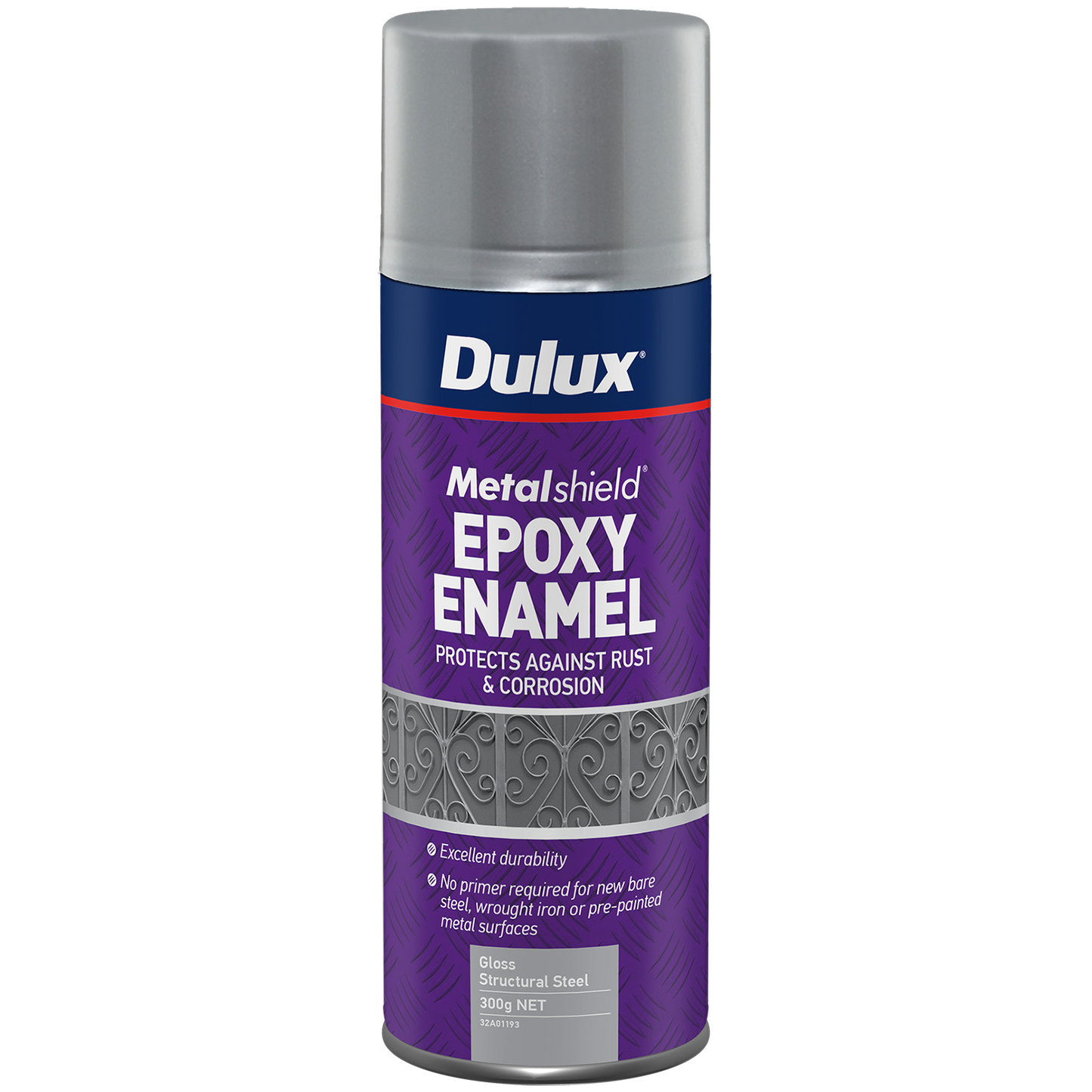 Dulux Metalshield Epoxy Enamel Gloss Spray Paint - 300g