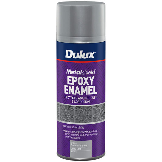 Dulux Metalshield Epoxy Enamel Gloss Spray Paint - 300g