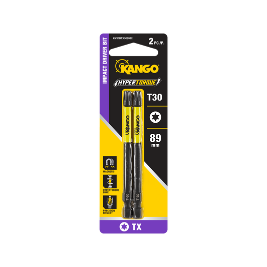 Kango Impact Driver Bit T30 89mm 2 Pack
