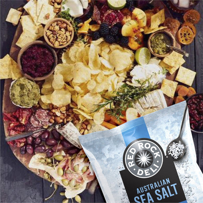 Red Rock Deli Potato Chips Sea Salt 165g