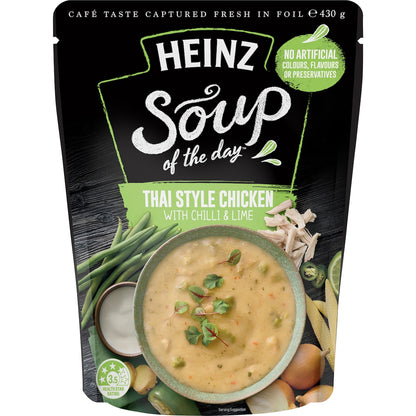 Heinz Soup Of The Day Thai Style Chicken & Chilli Pouch 430g