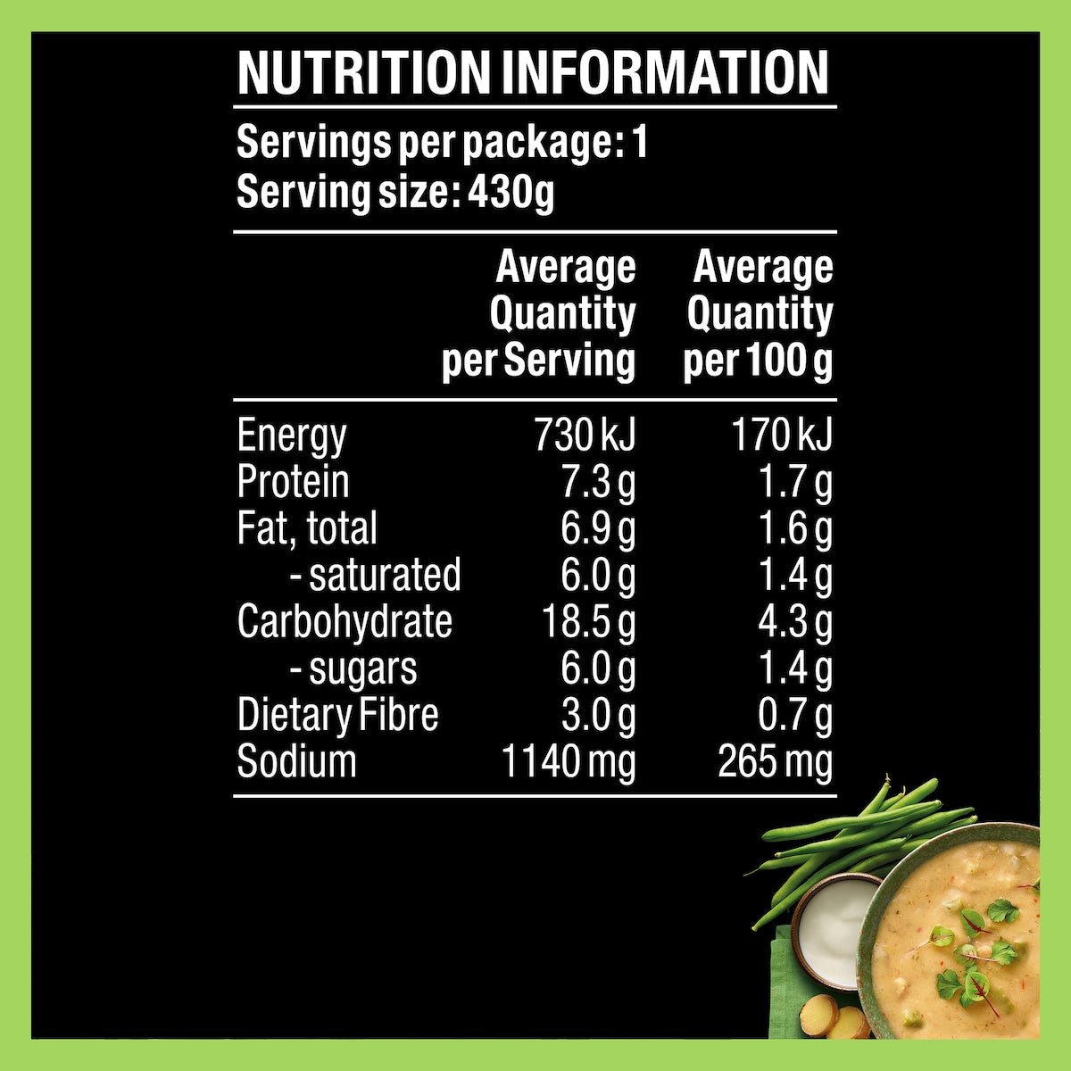 Heinz Soup Of The Day Thai Style Chicken & Chilli Pouch 430g