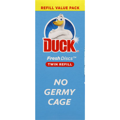 Duck Fresh Discs Toilet Cleaner Marine Refill 36ml X 2 Pack