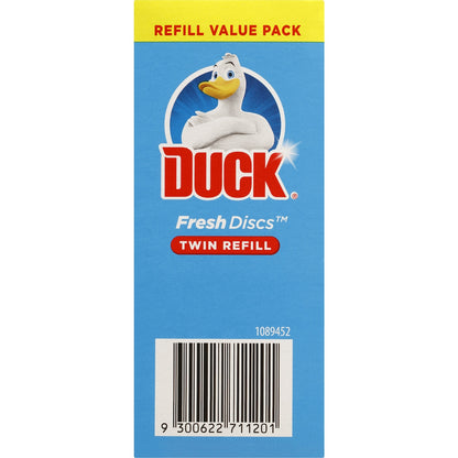 Duck Fresh Discs Toilet Cleaner Marine Refill 36ml X 2 Pack