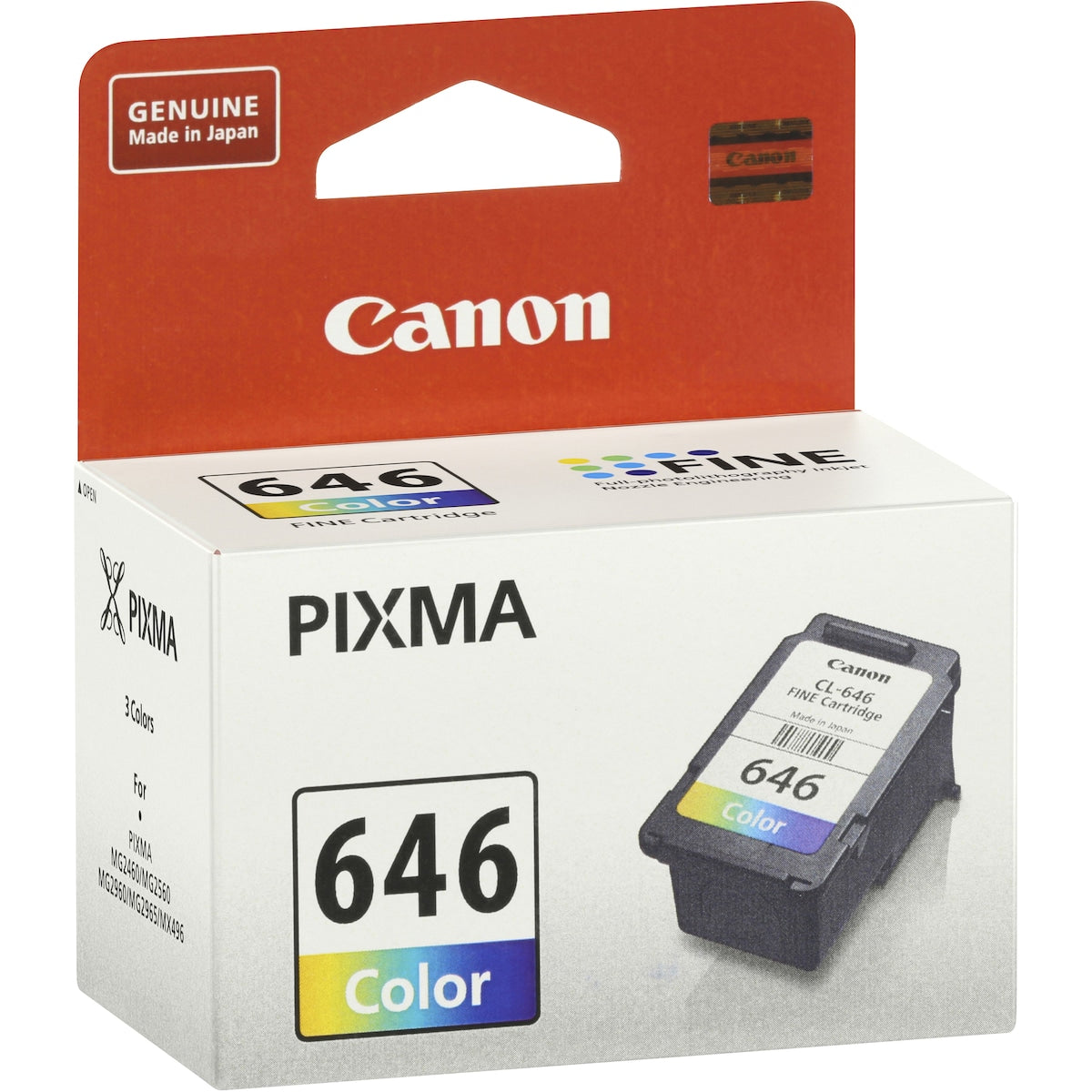 Canon Printer Ink Cl646 Tri Colour Ink Tank Each