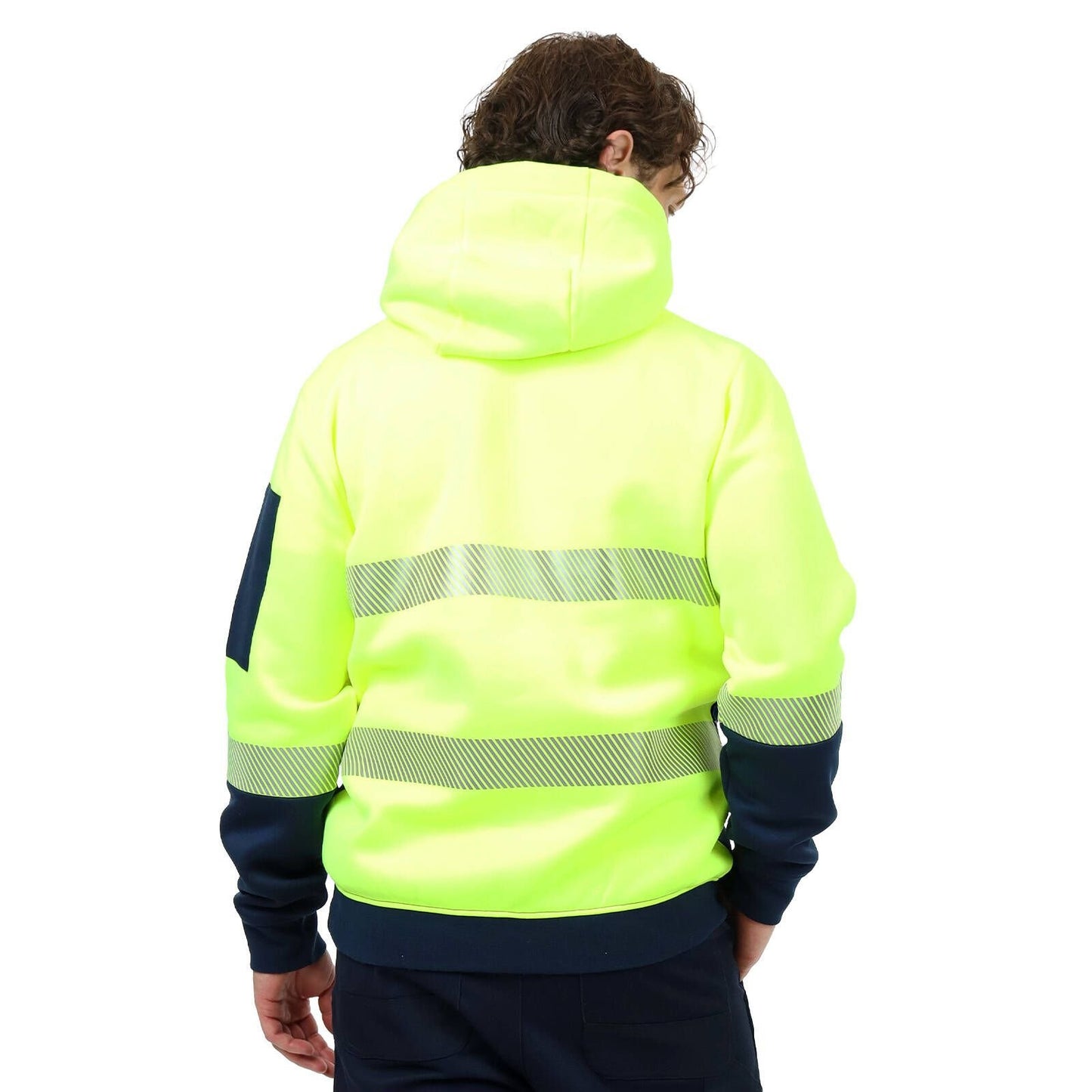 Citeco Yellow Hi Vis Taped Hoodie - Large