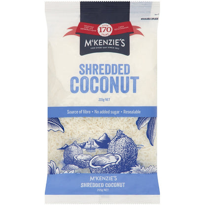 McKenzies Coconut Shredded Loose 215g