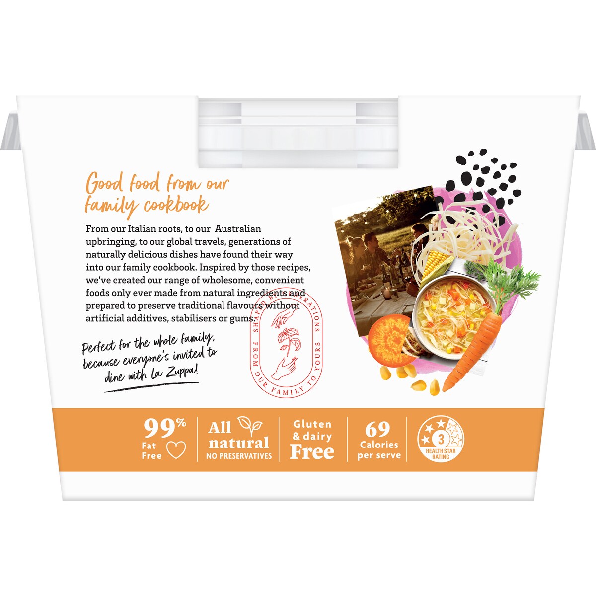 La Zuppa Microwave Soup Chicken Noodle 420g