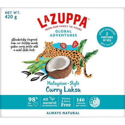 La Zuppa Microwave Soup Thai Style Curry Laksa 420g