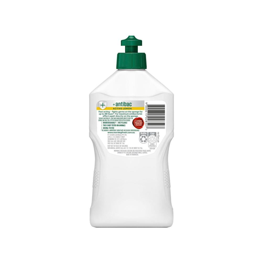 Morning Fresh Dishwashing Liquid Antibacterial Active Lemon - 350mL