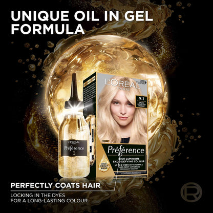 Loreal Paris Preference Hair Colour 7.4 Mango Copper Each
