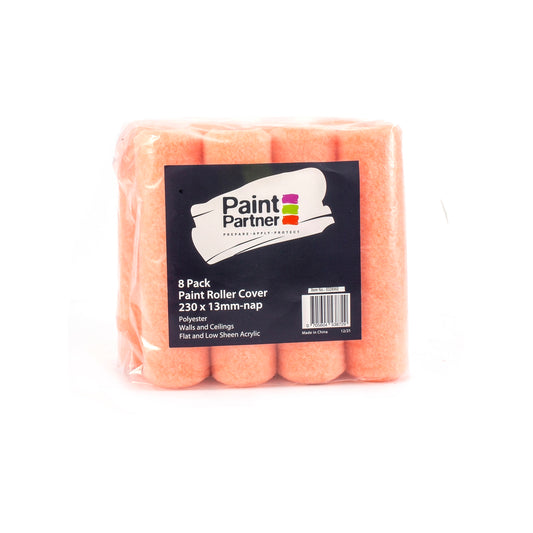 Paint Partner Paint Roller Cover - 230mm - 8 Pack