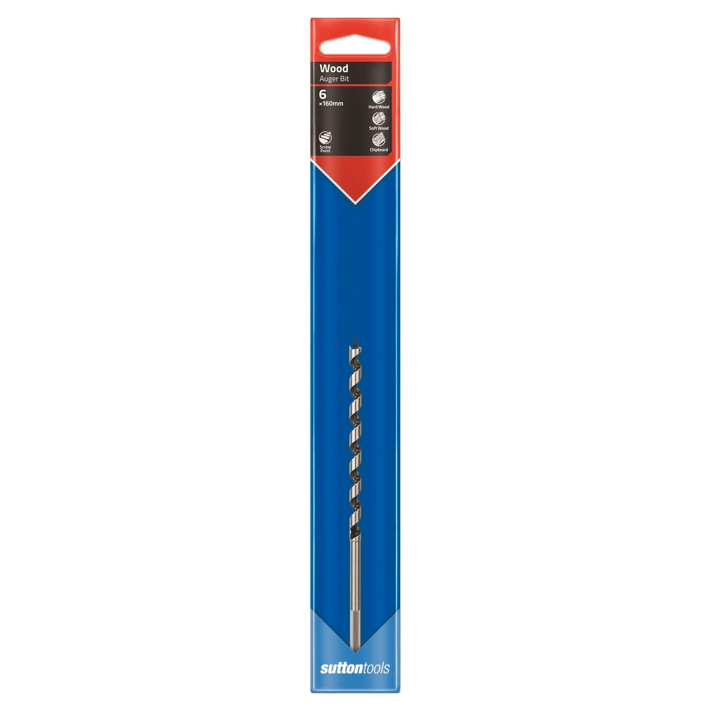 Sutton Tools Short Auger Bit - 160 x 6mm