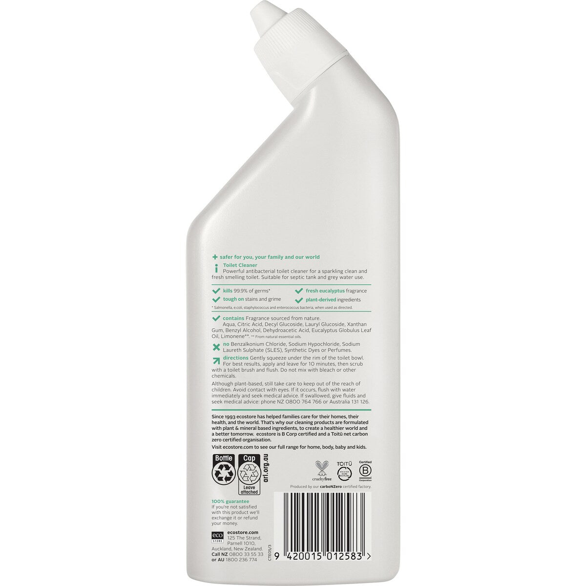 Ecostore Antibacterial Toilet Cleaner Eucalyptus 500mL