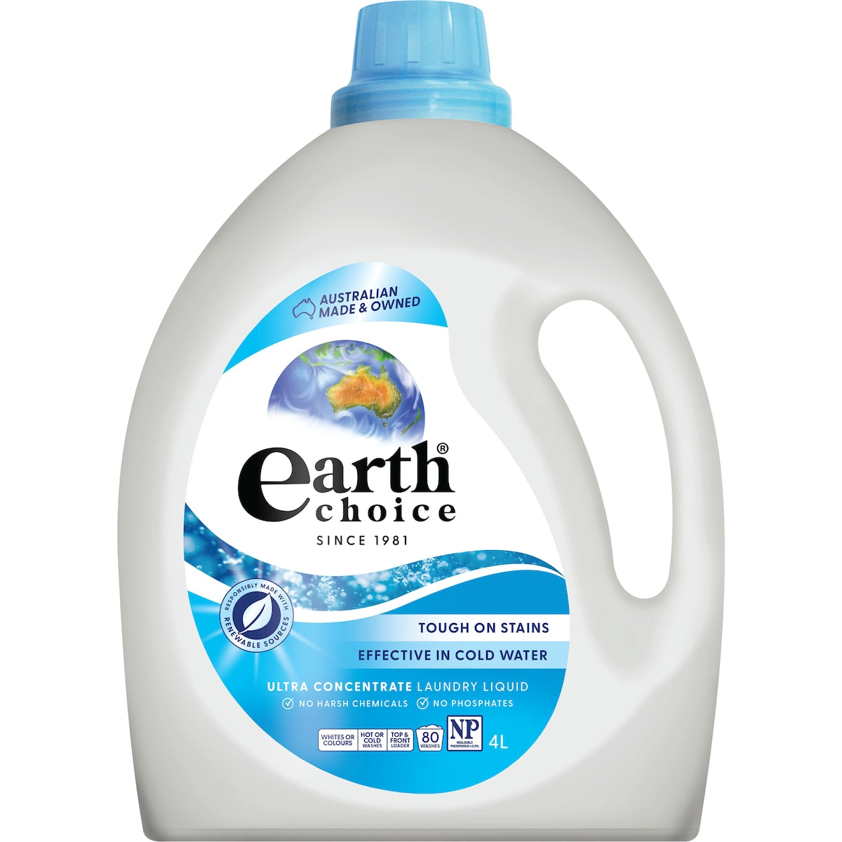Earth Choice Top & Front Loader Liquid 4L