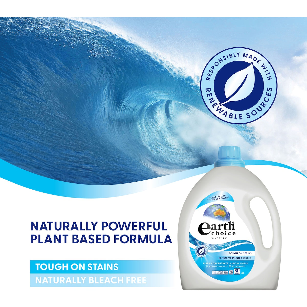 Earth Choice Top & Front Loader Liquid 4L