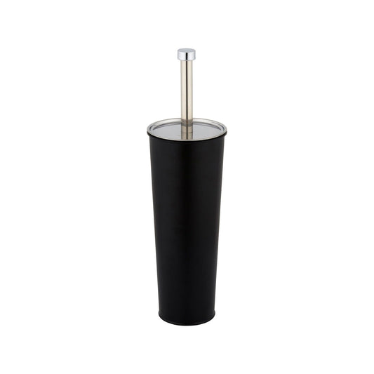 Barelli Black Powdercoated Steel Toilet Brush & Holder
