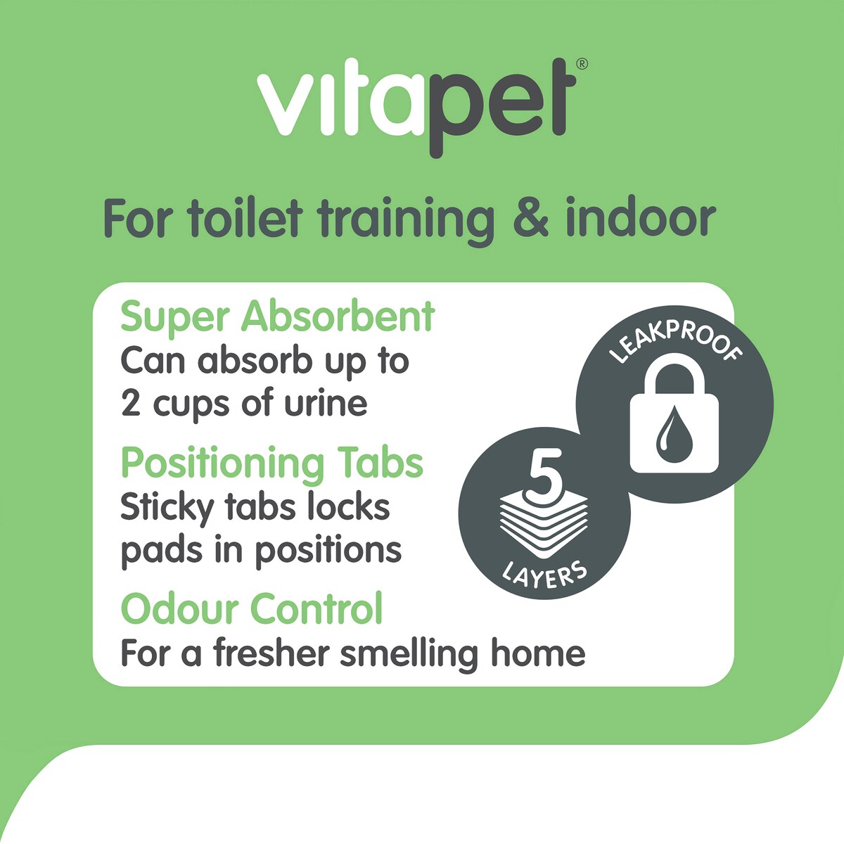 Vitapet Pet Training Pee Pads 7 Pack
