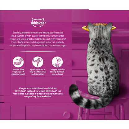 Whiskas 1+ Years Wet Cat Food Chicken In Gravy Pouch 85g X 12 Pack