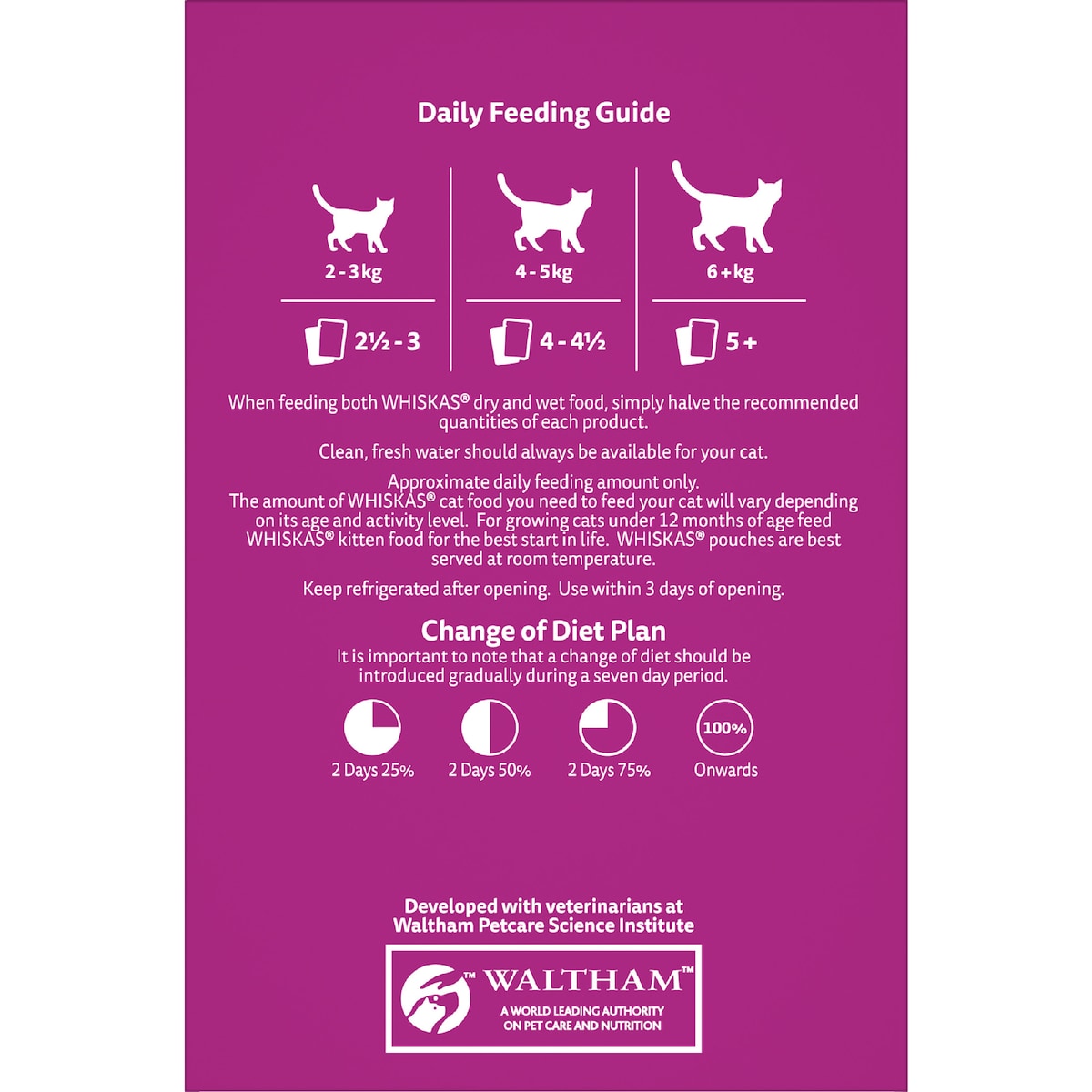 Whiskas 1+ Years Wet Cat Food Chicken In Gravy Pouch 85g X 12 Pack