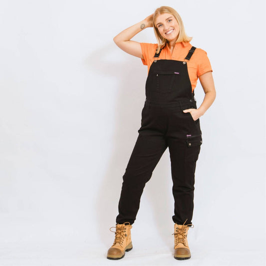 Green Hip All Women Overalls - Black - Size 14