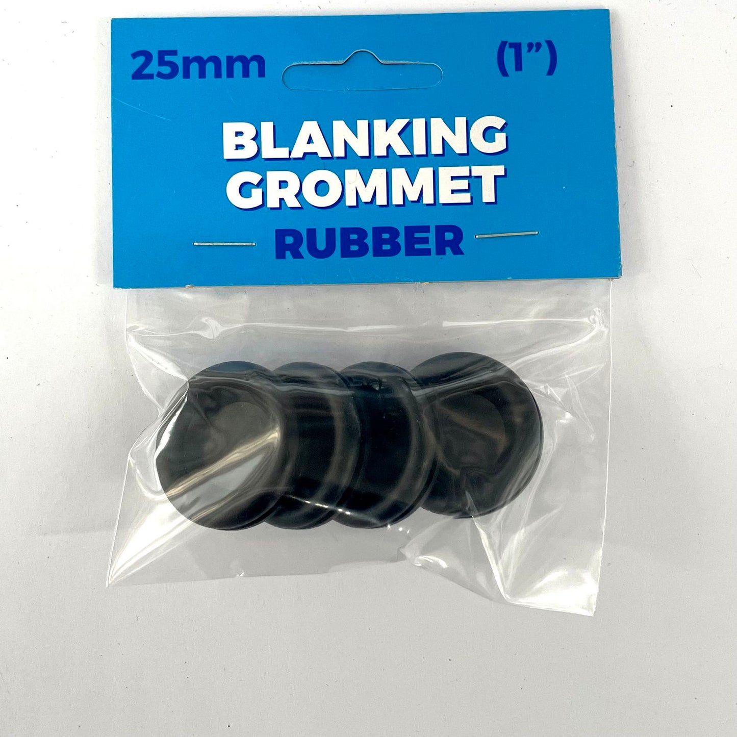Premier Blue Blanking Grommet - 25mm - Black