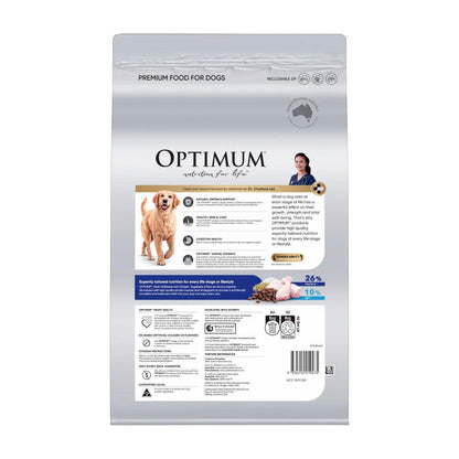 Optimum Adult All Breed Dry Dog Food With Chicken Vegetables & Rice - 3kg