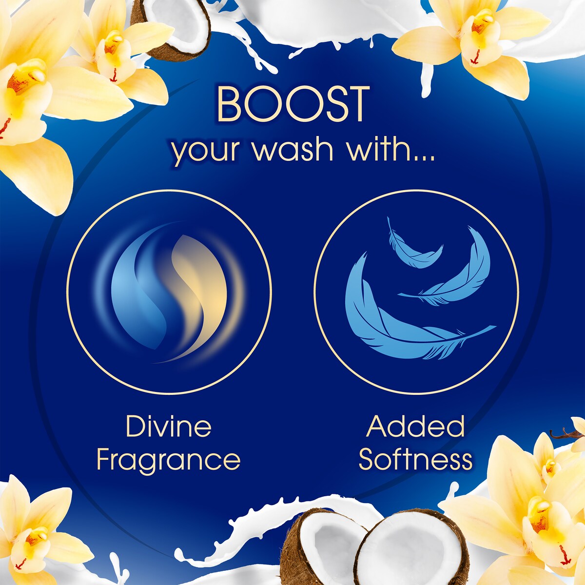 Fluffy Ultra Fabric Softener Vanilla & Coconut 900mL