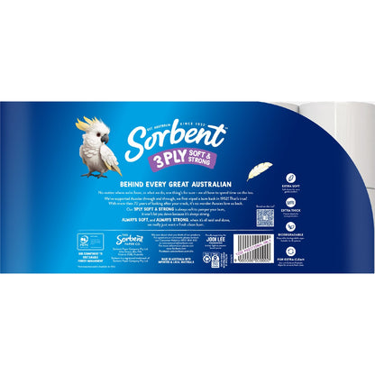 Sorbent Toilet Tissue White 20 Pack
